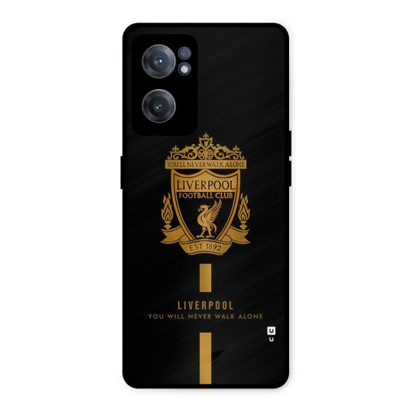 LiverPool Never Walk Alone Metal Back Case for OnePlus Nord CE 2 5G